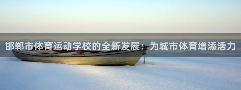 JJB竞技宝官网下载软件:邯郸市体育运动学校的全新发展:为城