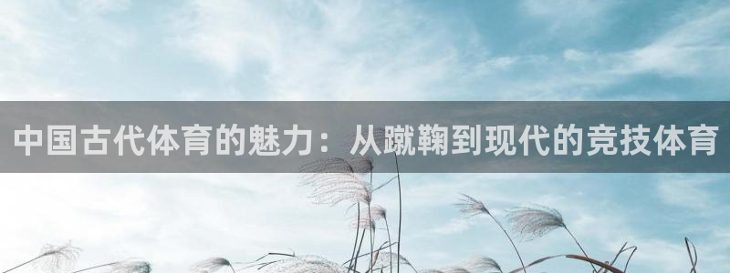 竞技宝官网体育：中国古代体育的魅力：