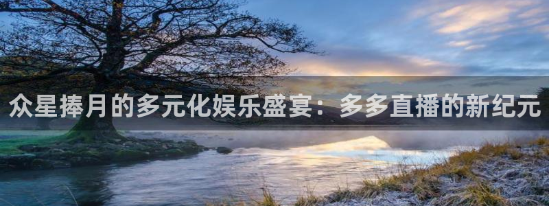 上海五星体育电台：众星捧月的多元化娱乐盛宴：多多直播的新纪元