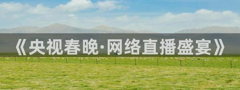 手机哪里可以看五星体育直播：《央视春晚·网络直播盛宴》