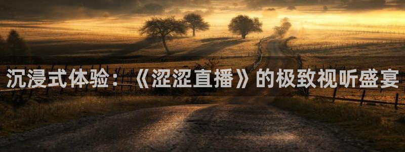 安卓五星体育：沉浸式体验：《涩涩直播》的极致视听盛宴